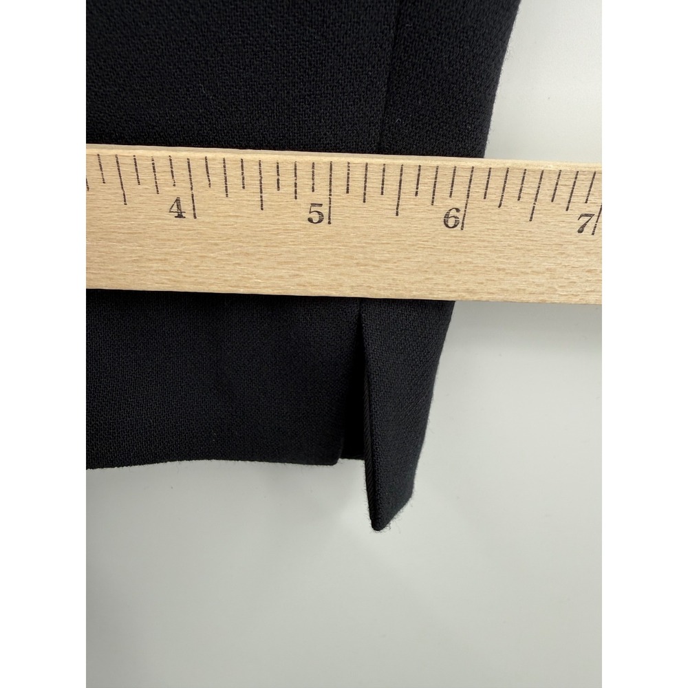 Talbots Pants Womens 4 Petite Black Hampshire Straight Leg Dress Trousers Office - Picture 9 of 10